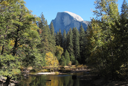Yosemite National Park - view of Half Dome