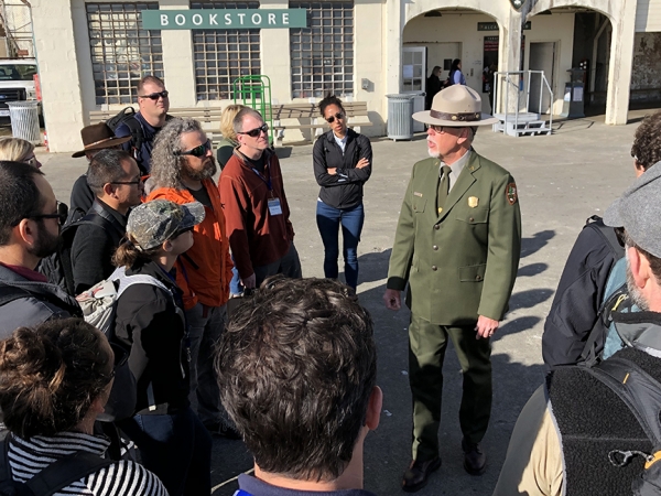 Alcatraz Island field lecture segment with Park Ranger John Cantwell