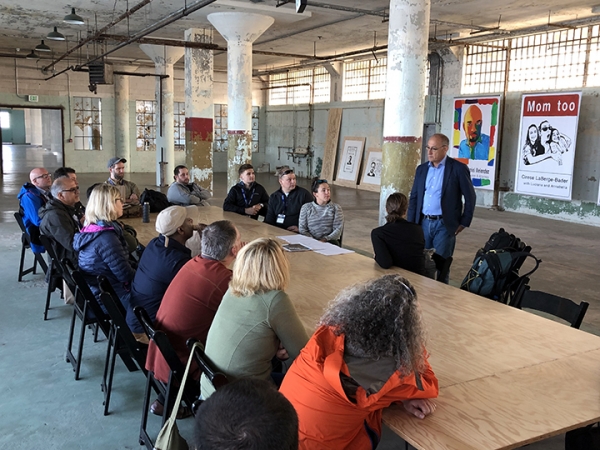  Armando Quintero field lecture on Alcatraz Island National Park