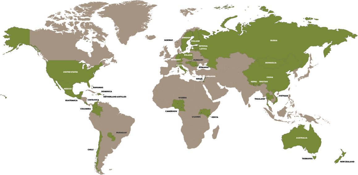 NPI's Global Scope of attendance in the Executive Leadership Program from around the world.